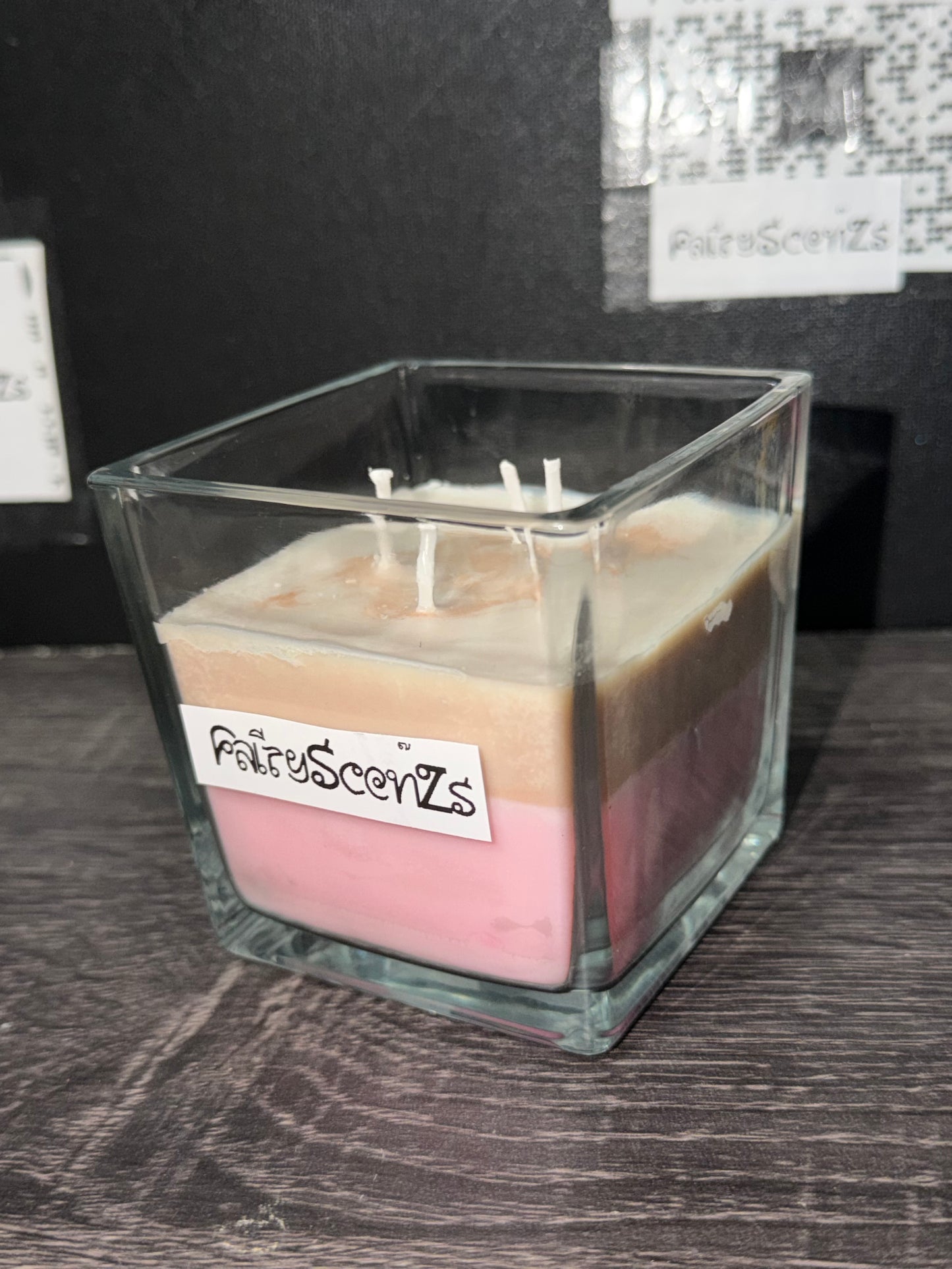 Layered: Jamaican Fruit and Pink Sugar